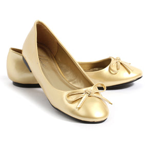 Mila-016 Faux Leather Ballet Flats