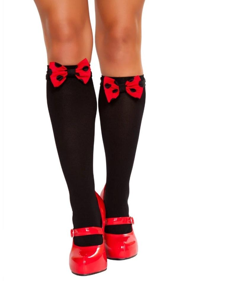 Polka Dot Stocking Bows