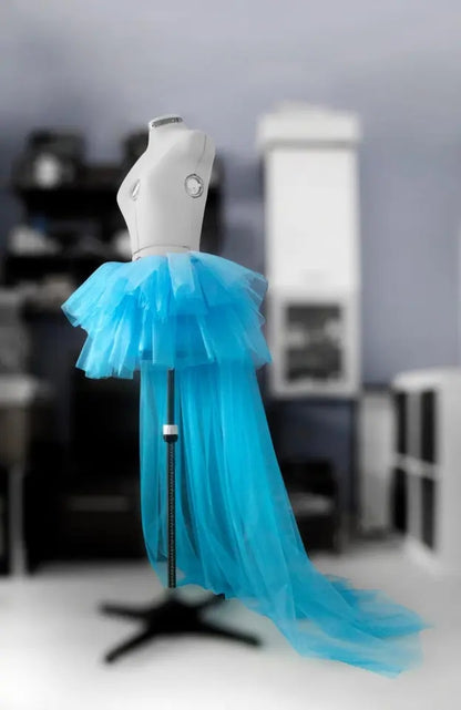 Custom Tulle Tutu High Low Full Wedding Skirt All Sizes/Colors