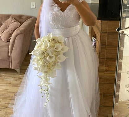 Custom Tulle A Line Full Wedding Skirt All Sizes/Colors