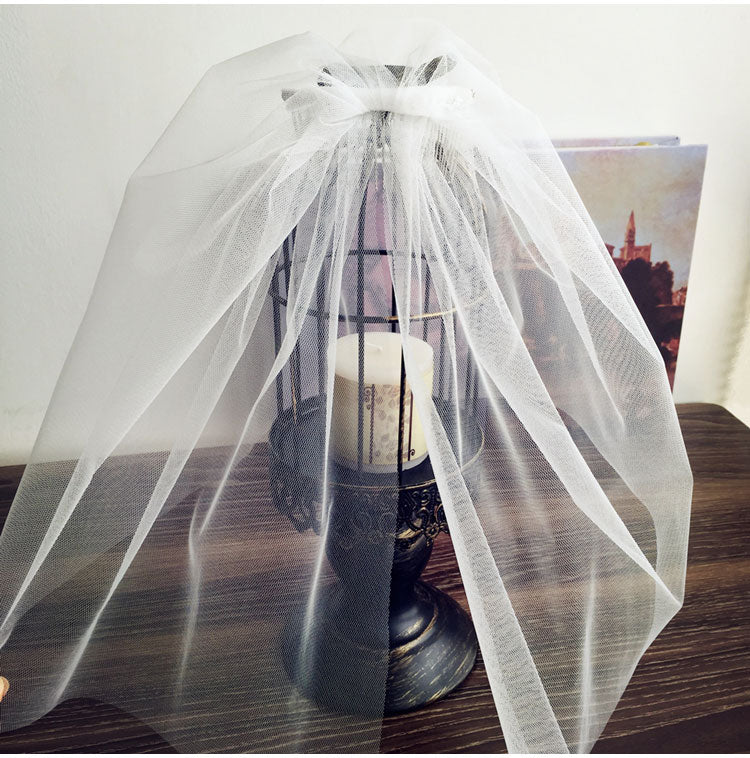 Flyaway Tulle Two Layer Veil