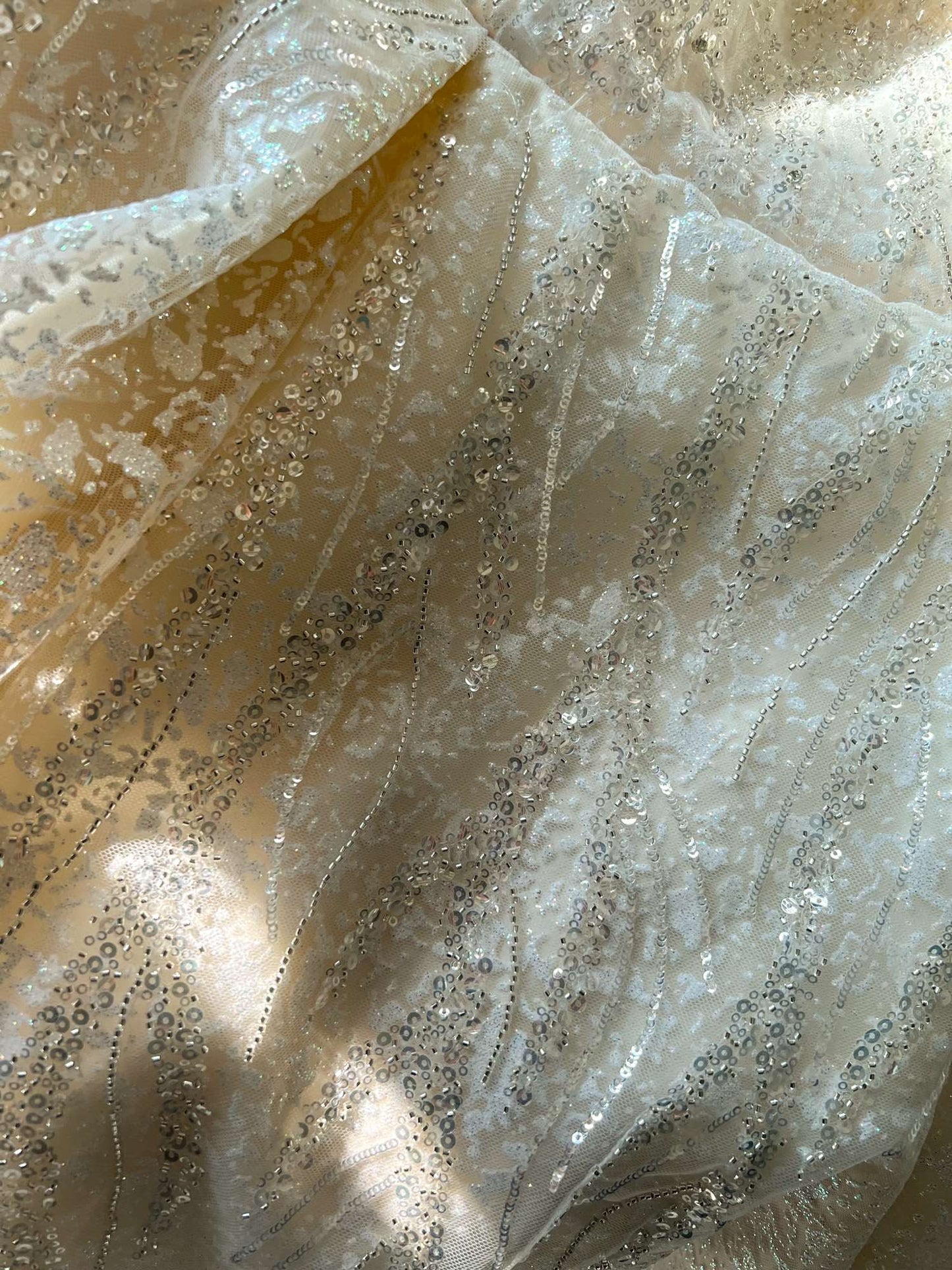 Premium All Over Crystal Ball Wedding Gown All Sizes