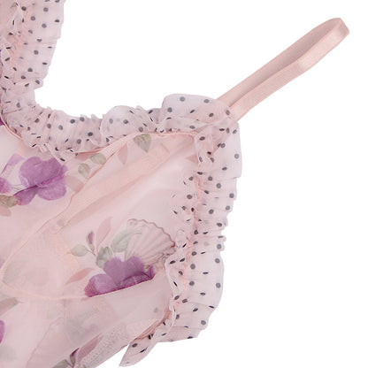 Floral Dream Sheer Babydoll Set