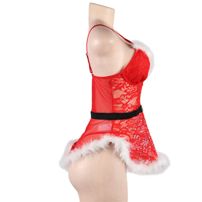 Mrs. Claus Babydoll Set