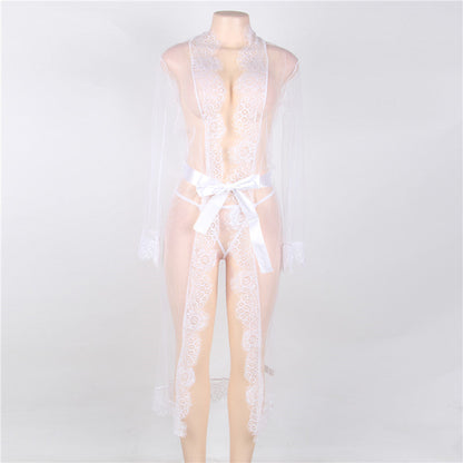 Queen Sexy Sheer Dressing Robe