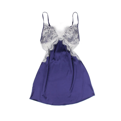 Eyelash Lace & Satin Slip