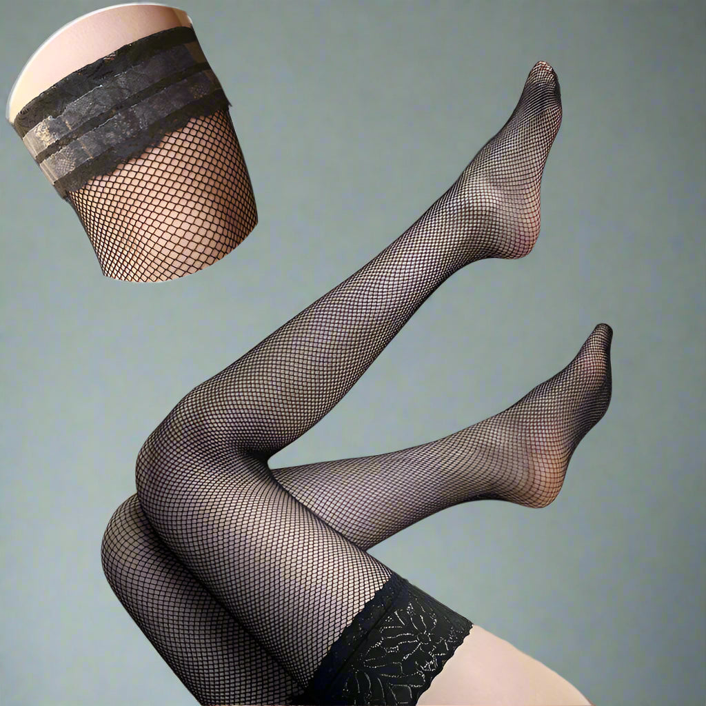 Classic Fishnet Thigh Highs