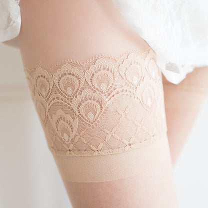 Stay-Up Peacock Lace Thigh High