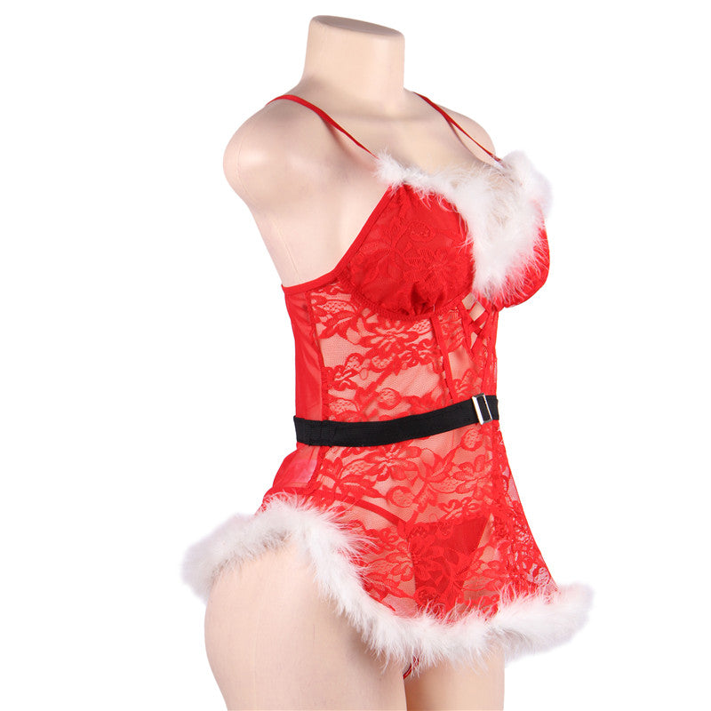 Mrs. Claus Babydoll Set