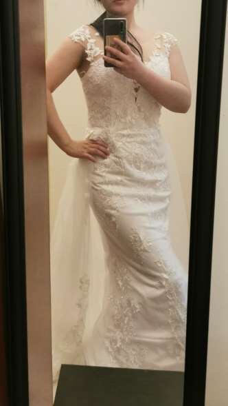 Lace Fit & Flair & Skirt Wedding Gown Set All Sizes