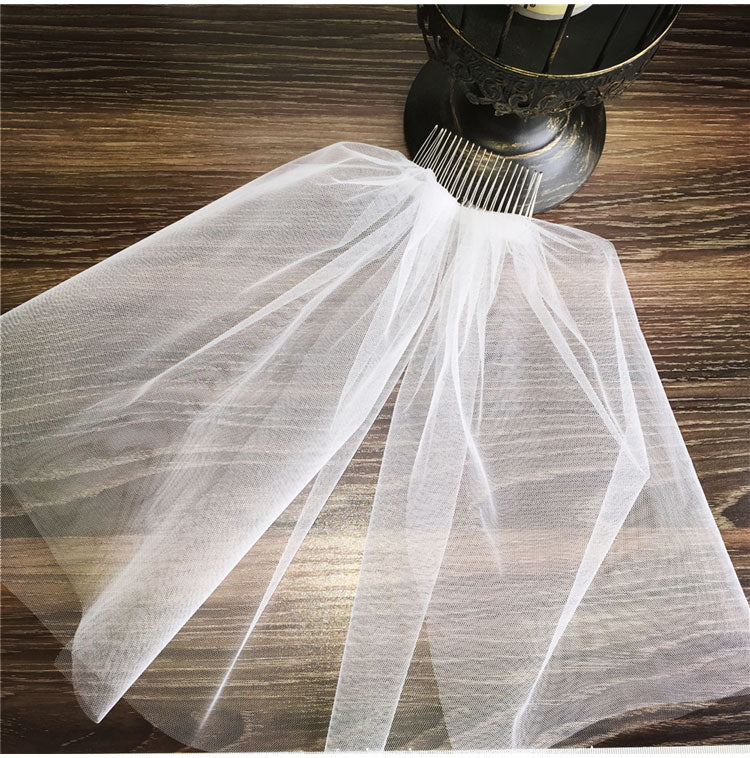 Flyaway Tulle Two Layer Veil