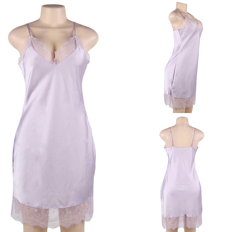 Queen Feminine Satin Dreams Slip