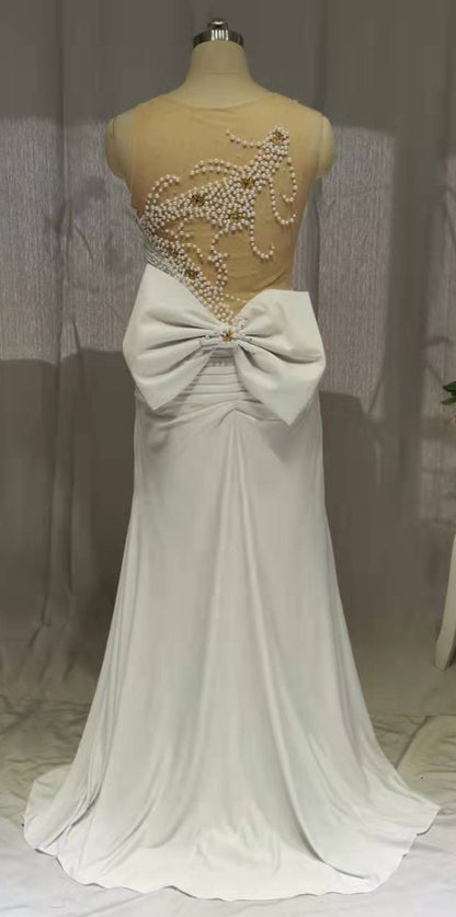 Pearled A Line Formal/Wedding Gown All Sizes/Colors