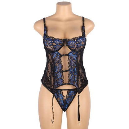 Seductive Lace Underwire Convertible Bustier Set