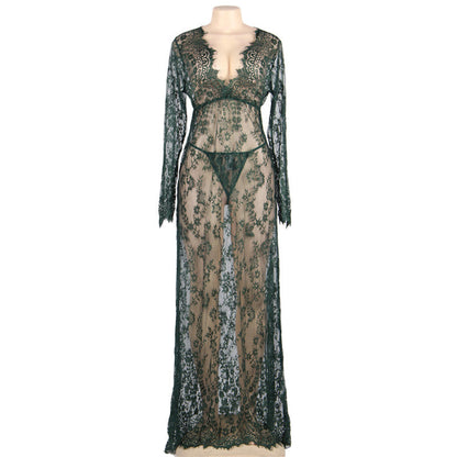 Queen Sheer Lace Night Dress