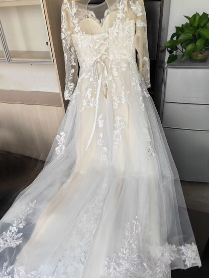 Floral A Line Wedding Gown All Sizes/Colors