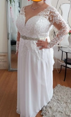 Chiffon/Lace Wedding Gown All Sizes/Colors