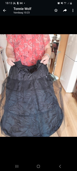 6 Hoop Ball Gown Petticoat Up to 49" Waist