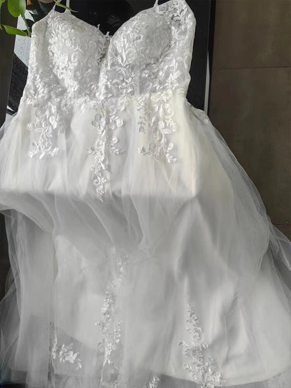 Floral Lace Summer Wedding Gown All Sizes/Colors