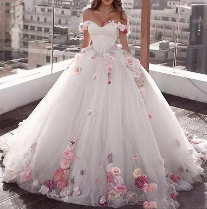 Spring Blooms Ball Wedding Gown All Sizes/Colors