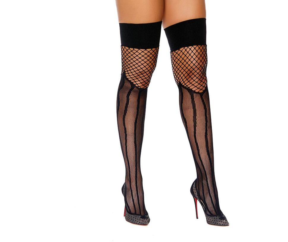 Fence Crochet Thigh High