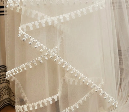 Rhinestone Tulle Wedding Veil All Lengths/Colors