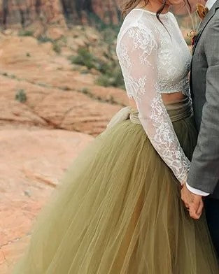 Custom Tulle Full A Line Wedding Skirt All Sizes/Colors