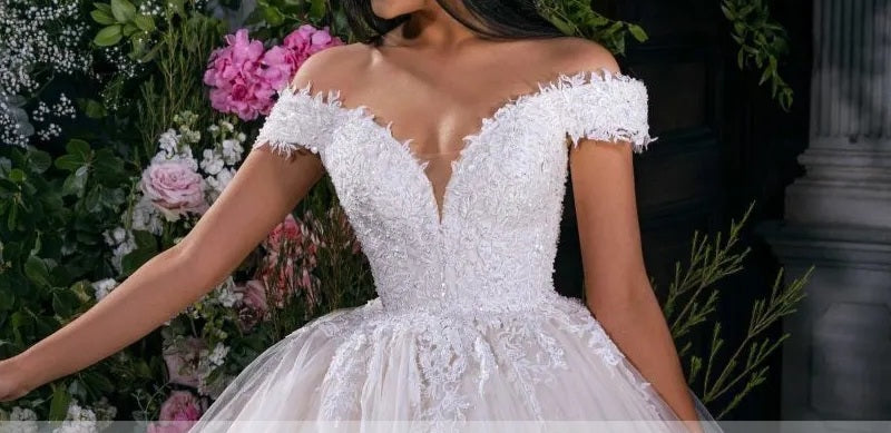 Royal Elegance Sparkle Ball Wedding Gown All Sizes/Colors