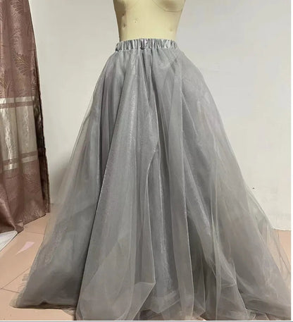 Custom Tulle Full A Line Wedding Skirt All Sizes/Colors