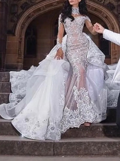 Couture Bejeweled Wedding Gown Set All Sizes/Colors