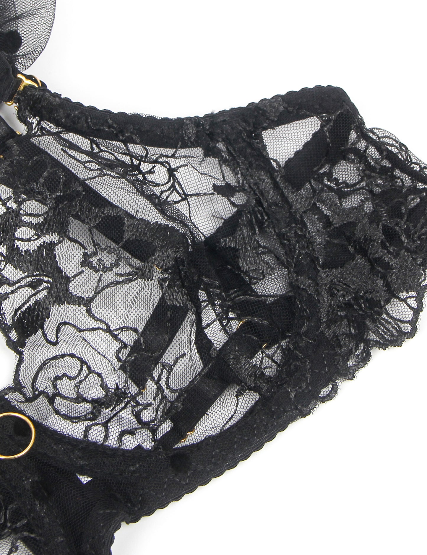 Lacey Flutter Bra Garterbelt Gift Set