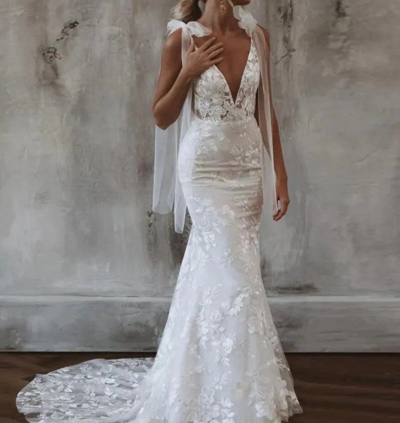 Elsie Sheath Wedding Gown All Sizes