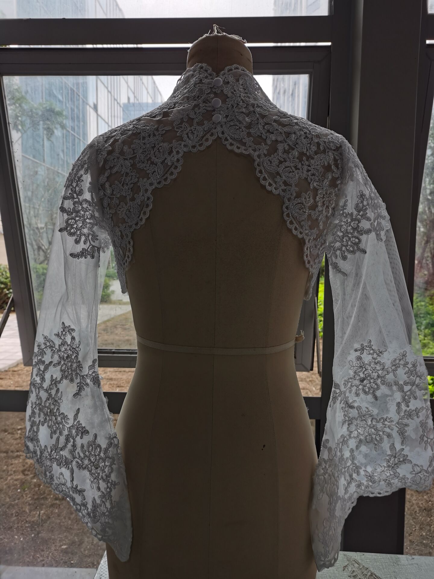 Flared Lace Wedding Bolero