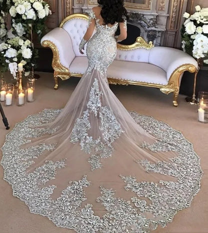 Couture Bejeweled Wedding Gown Set All Sizes/Colors