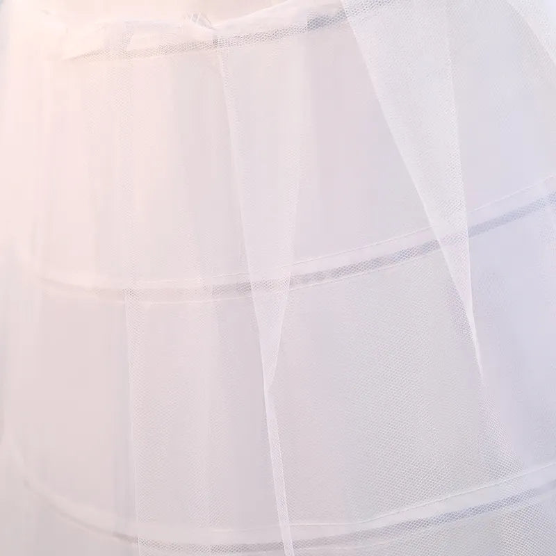 Adjustable 6 Hoop Crinoline Up To 38" Waist