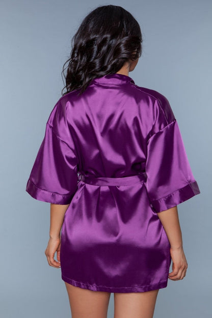 Queen Size Getting Ready Satin Robe