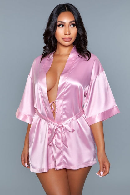 Queen Size Getting Ready Satin Robe