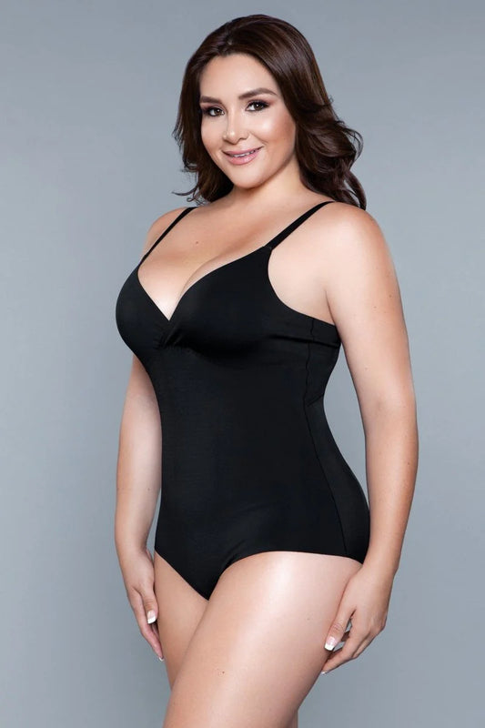 Queen What Waist Shapewear Bodysuit