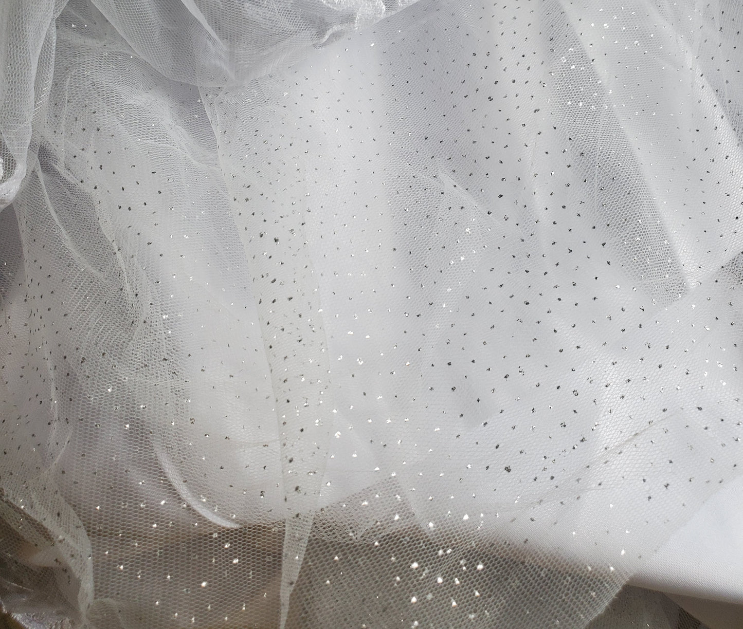 Custom Sparkle Glitter Tulle Detachable Wedding Skirt All Sizes/Colors