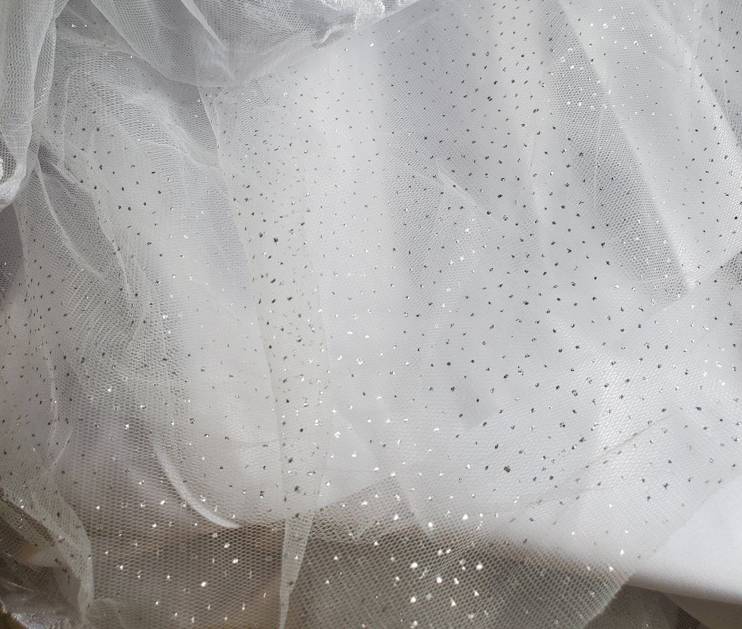 Custom Sparkle Glitter Tulle Detachable Wedding Skirt All Sizes/Colors