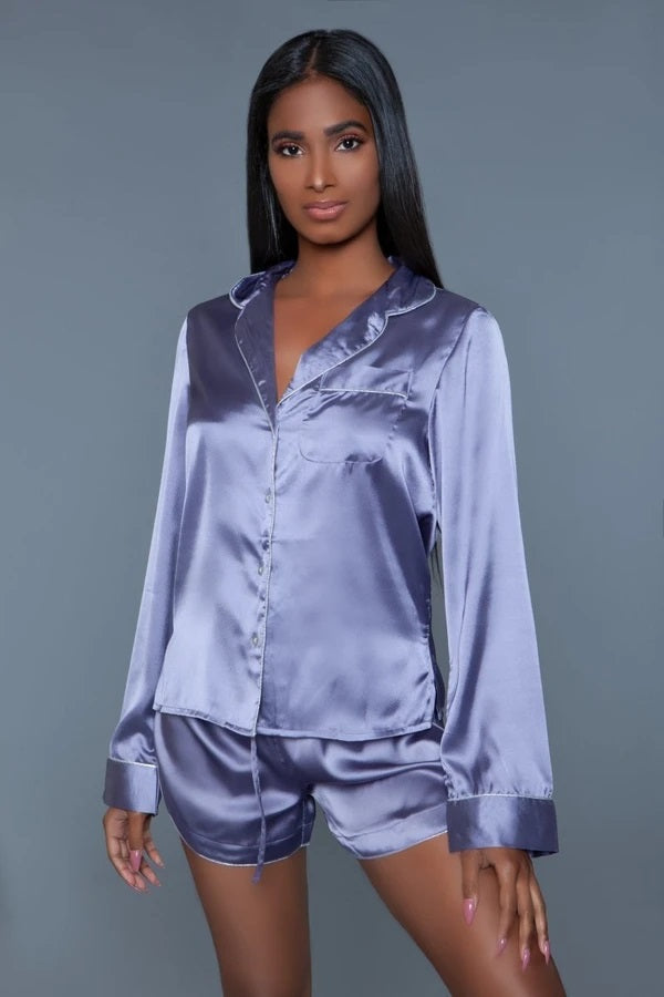 Queen Size Liz Satin Pajama Set