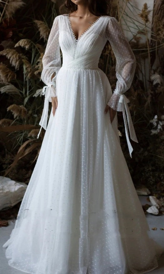 Dorothy Polka Dot Wedding Gown All Sizes