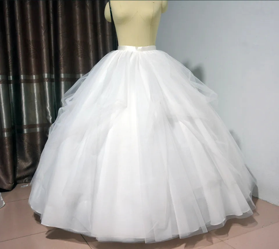 Custom Tulle Layered Full Ball Gown Wedding Skirt All Sizes/Colors