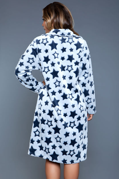 Starry Plush Bathrobe