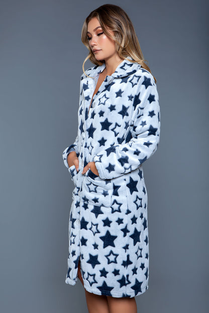 Starry Plush Bathrobe