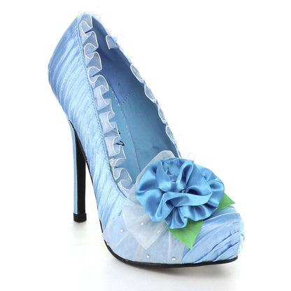 Penelope-517 Satin Flowered Pumps