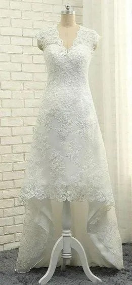 Country High Low Lace Wedding Dress All Sizes/Colors