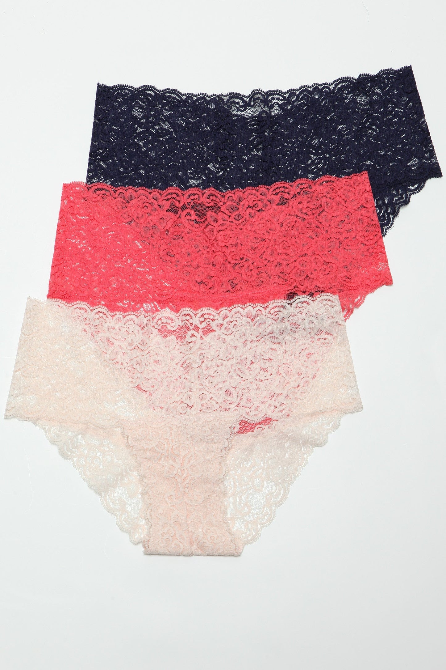 Nessa Lace Cheeky 3 Pack Panties