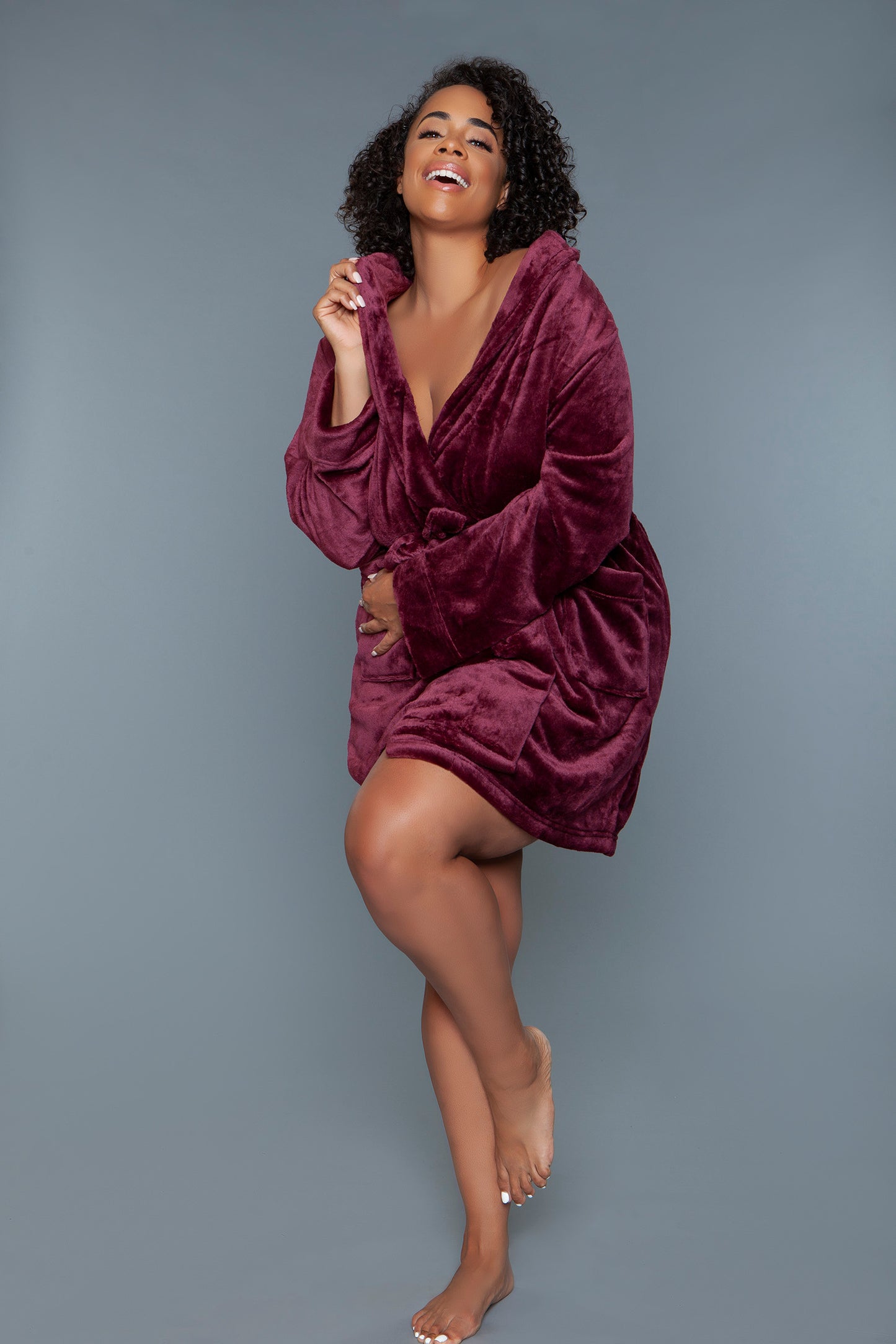 Queen Size Kaylee Plush Bathrobe