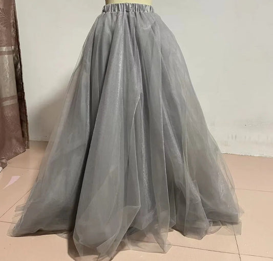 Custom Tulle Full A Line Wedding Skirt All Sizes/Colors